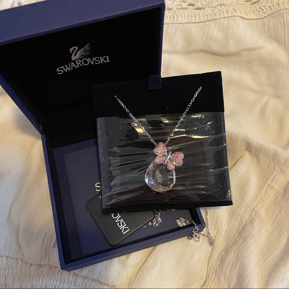 Swarovski Butterfly Crystal Necklace